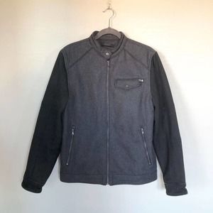 EMANUEL UNGARO Wool Color Block Jacket